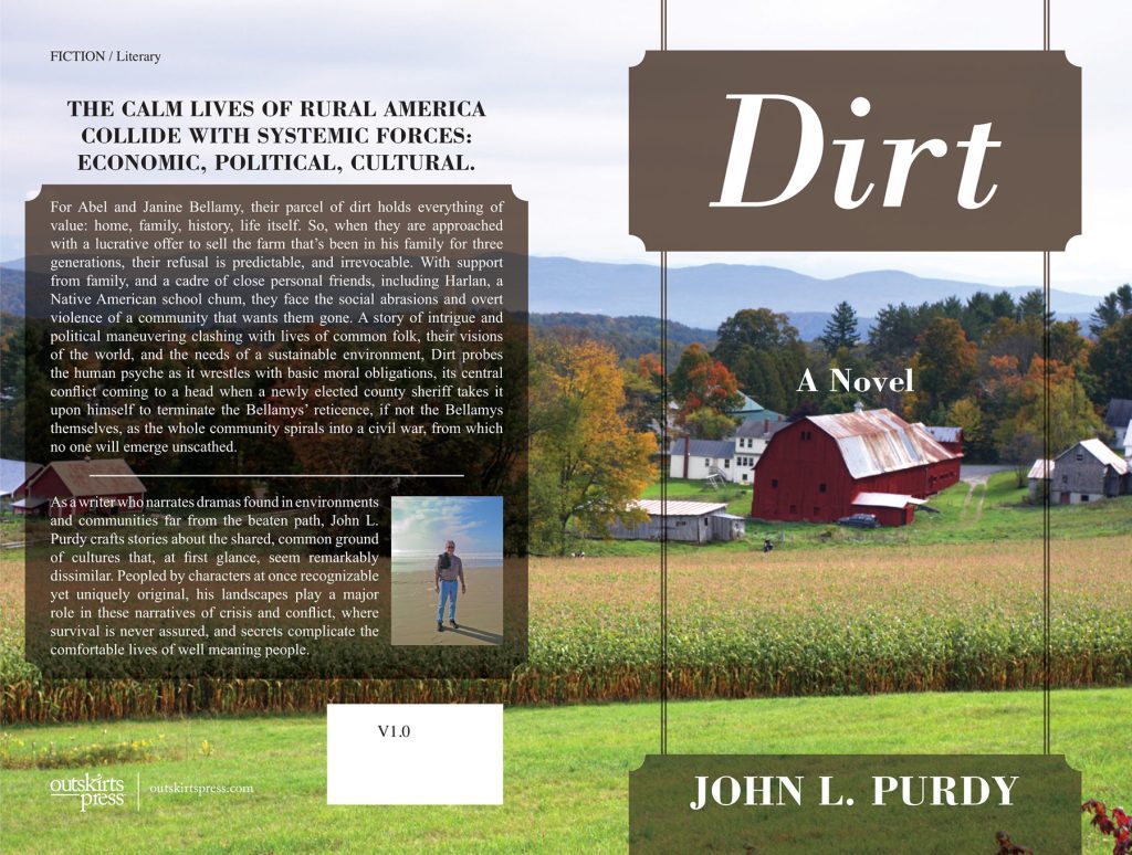 Novel Dirt Book Cover By John L Purdy